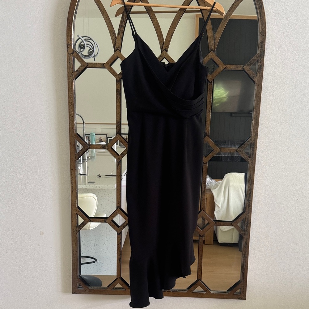 Giani Bini  BlackAsymmetrical Slip Dress